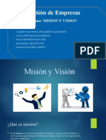Mision y Vision - Grupo 6