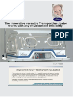 Versatile infant transport incubator