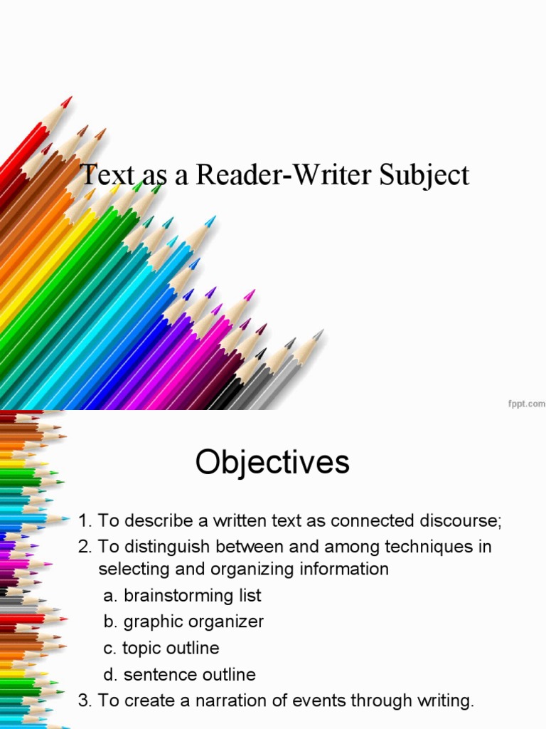 Reader-Writer Strategies in Text Organization | PDF | Cognition | Human ...