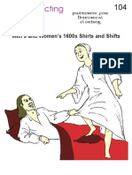 Men's and Women's 1600s Shirts and Shifts