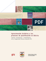 Consultas - Historia Planificación Bolivia GIZ