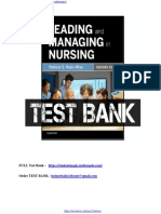 Leading and Managing in Nursing 7th Edition Yoder-Wise Test Bank