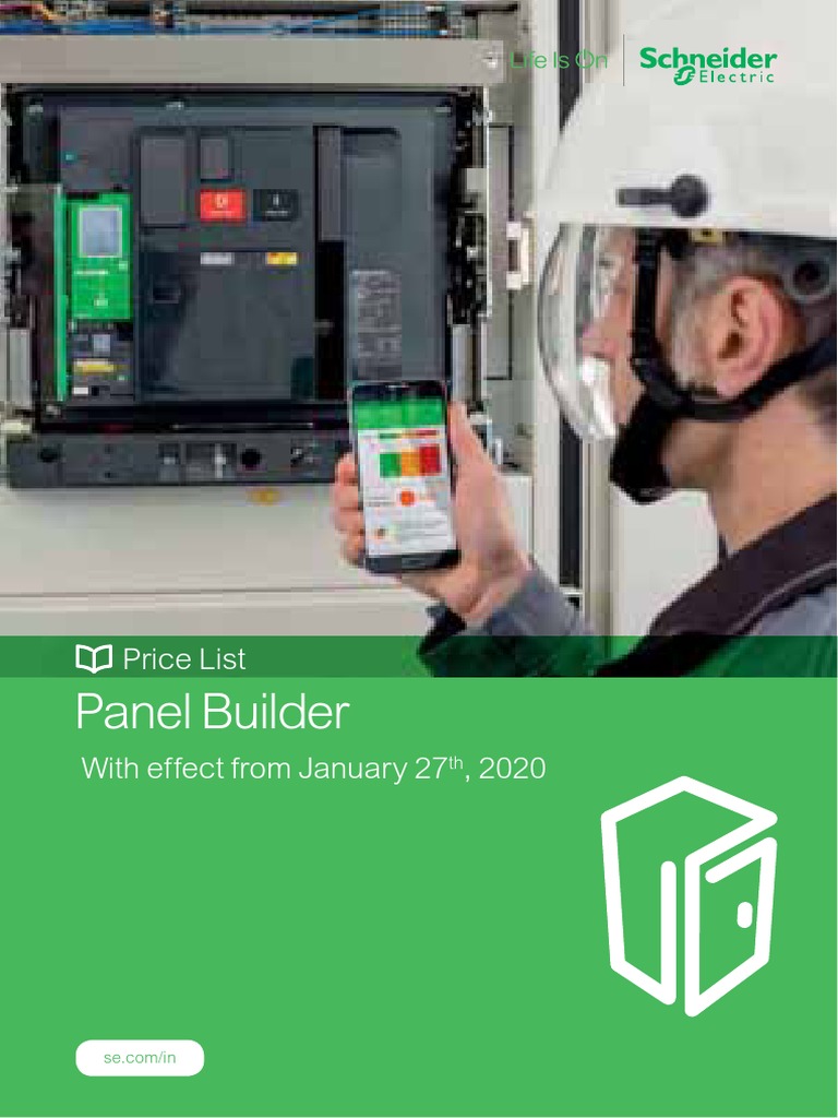 Schneider Panel Builder Pricelist 2020 PDF Electrical Equipment