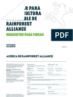 2020 Sustainable Agriculture Standard - Farm Requirements - Rainforest Alliance Es