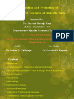 Formulation and Evaluation of Laxative Oral Granules of Sterculia Gum