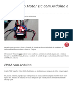 PWM Com Arduino Controlando Motor DC _ Blog Baú Da Eletrônica