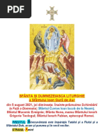 Sf.Liturghie, 05.08.2021, Joi, Glasul 5