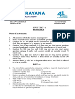 Xii Commerce Unit Test-1 Exam Economics q.paper Dt.2021 (1) - Copy