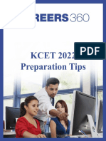KCET 2022 Preparation Tips