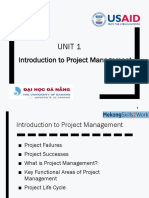 Unit 1 Introduction To Project Management