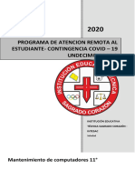 Modulo Completo Mantenimiento de 11° - IIP