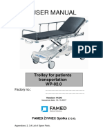 User Manual: Trolley For Patients Transportation WP-02.0