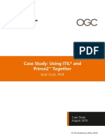 Using ITIL and PRINCE2 Together