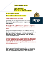 Amai Vos Uns Aos Outros Pag.435 11fev1983 Cenaculos 27jul 10jul2021 11out2020