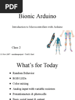 Bionic Arduino: Class 2