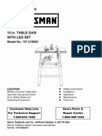 Craftsman Table Saw