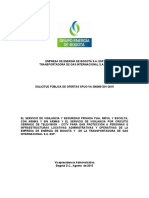 Documento Solicitud Pública de Ofertas Spuo-Va 3000001301-2015 - Servicio de Vigilancia y Seguridad Privada y Circuito Cerrado de Televisión