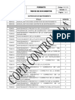 Rac038 Indice de Documentos Supervisor de Mantenimiento V.02