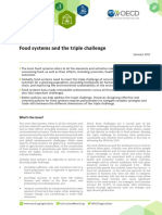 Food Systems and The Triple Challenge