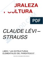 Naturaleza y Cultura - Claude Levi-Strauss