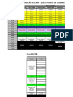 Programação Diária