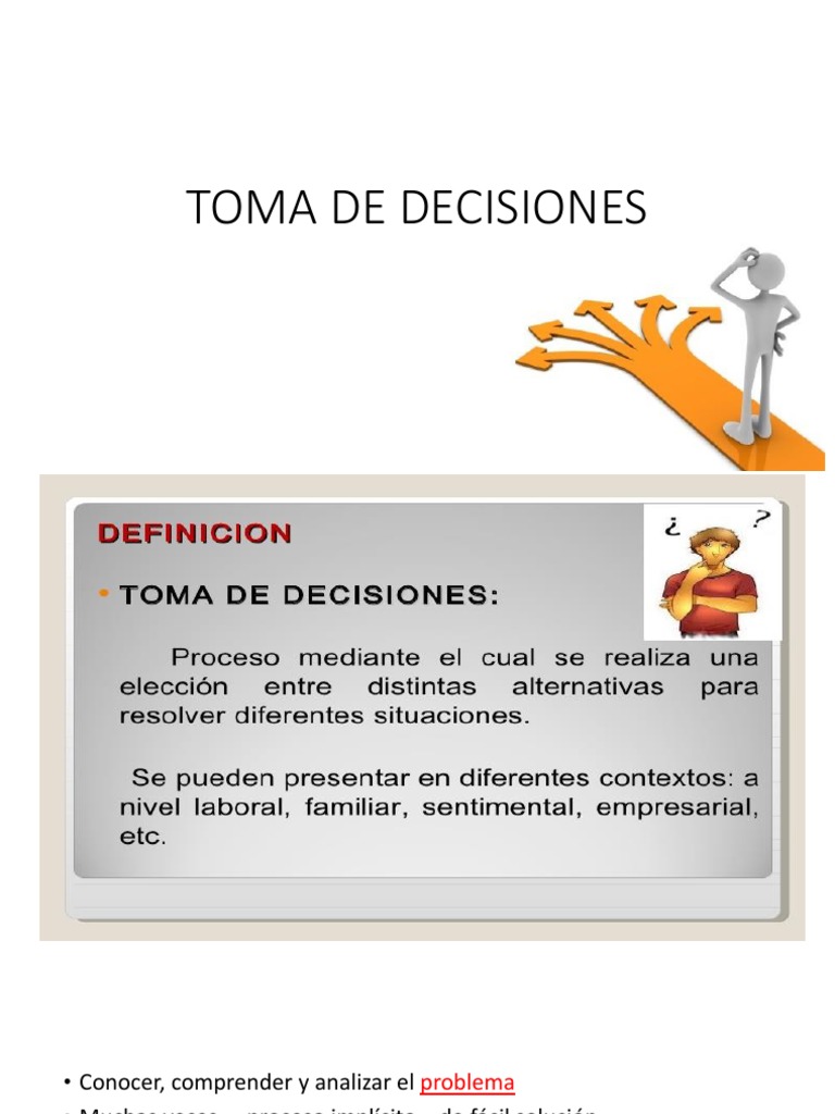 Toma de Decisiones | PDF | Crecimiento personal y profesional