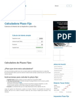Calculadora de Plazo Fijo - Tu Plazo Fijo