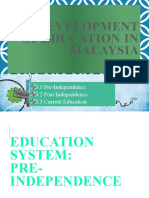 TOPIC 3 Development of Education in Malaysia Pre - Independence