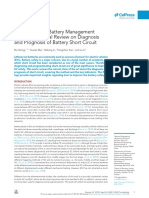 Iscience: Toward A Safer Battery Management System: A Critical Review On Diagnosis and Prognosis of Battery Short Circuit