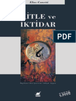 Elias Canetti Kitle Ve Iktidar