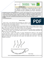 7º LP Atividade 3 - Gênero Poemas Visuais - Efeitos de Sentido - Pontuação - Professor