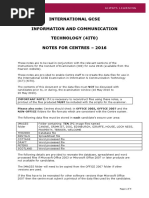 4IT0 - 02 Notes For Centres 2016