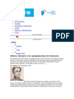 Bolivar Ricaurt y Las Manipulaciones de La Historia
