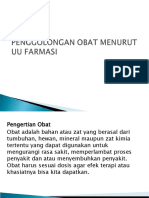 Penggolongan Obat Menurut Uu Farmasi Sis