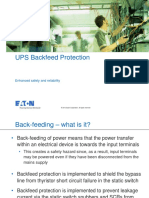 Backfeed Protection-Enhanced Safety and Reliability