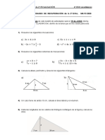 Recuperación 2ª Evaluación