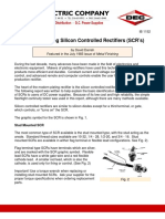 Troubleshooting Silicon Controlled Rectifiers (SCR'S)