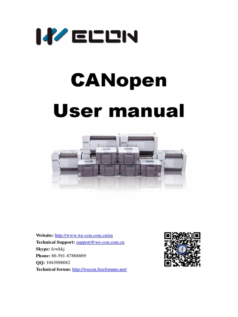 CANopen User Manual Guide | PDF | Information Age | Network Protocols