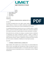 CONTROL CONSTITUCIONAL ABSTRACTO Y CONCRETO (1) (3)