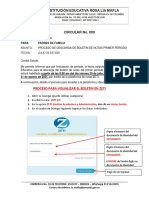 Circular No.009 Proceso de Descarga Boletin de Notas Primer Periodo