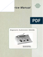 Manual de Servicio Audiómetro