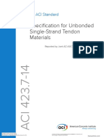 423.7 14 Specification For Unbonded Single Strand Tendon Materials