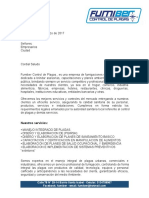 CONTRATO Del Servicio Fumigacion