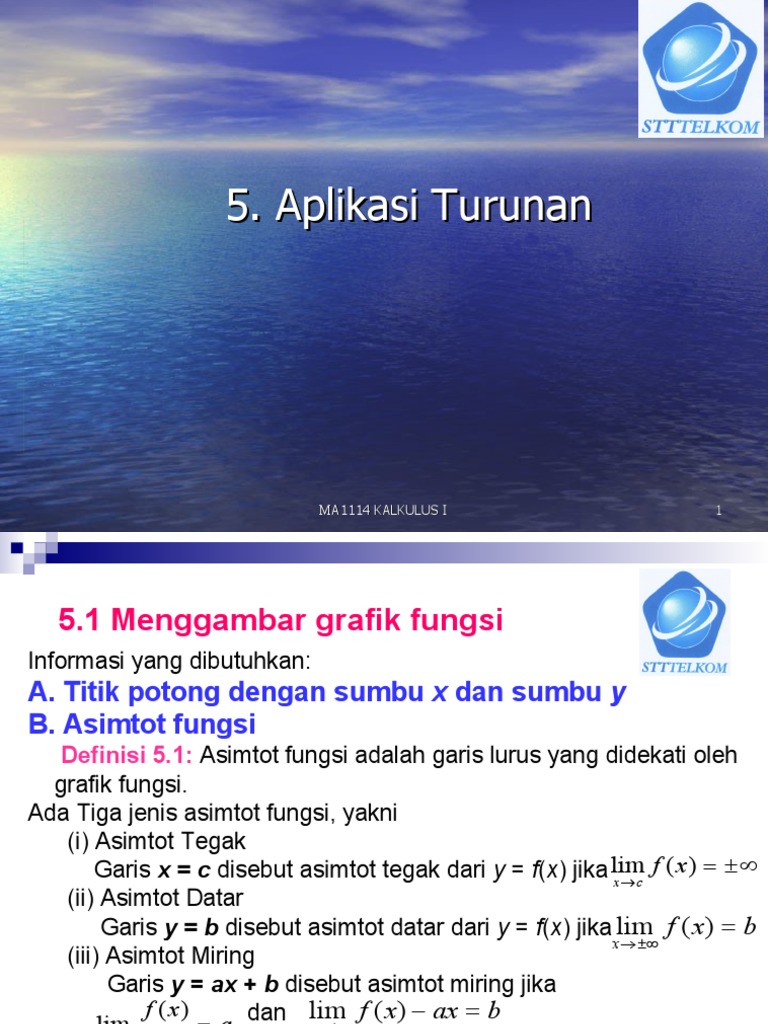 Aplikasi Turunan STT PDF