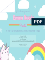 Invitación Cumpleaños Emma