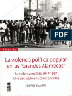 Gabriel Salazar La Violencia Politica Popular en Las Grandes Alamedas