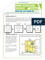 El Origen de La Vida 3 para Primero de Secundaria