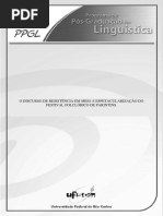 Dissertação Linguística O DISCURSO DE RESISTÊNCIA EM MEIO À ESPETACULARIZAÇÃO DO FESTIVAL FOLCLÓRICO DE PARINTINS 