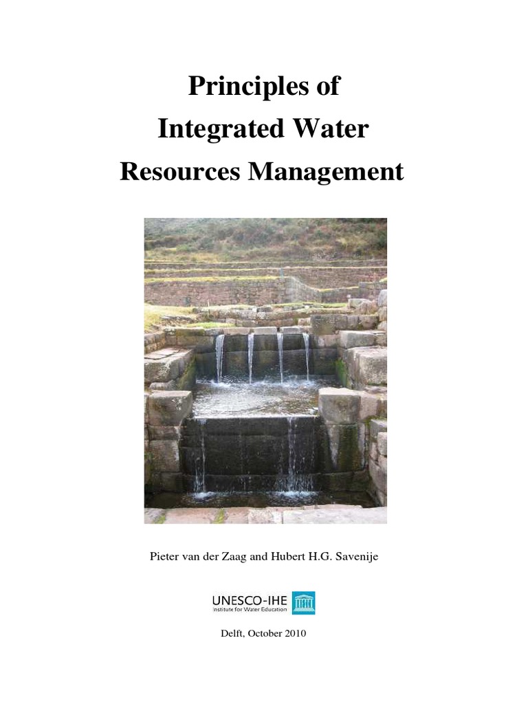 Integrated Water Resources Management Principles | PDF | Water ...