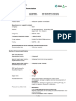 Imidocarb Injection Formulation: Safety Data Sheet